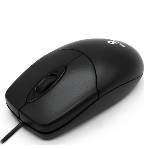 MOUSE BROBOTIX ALAMBRICO BASICO K1 NEGRO USB ERGONOMICO