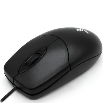 MOUSE BROBOTIX ALAMBRICO BASICO K1 NEGRO USB ERGONOMICO