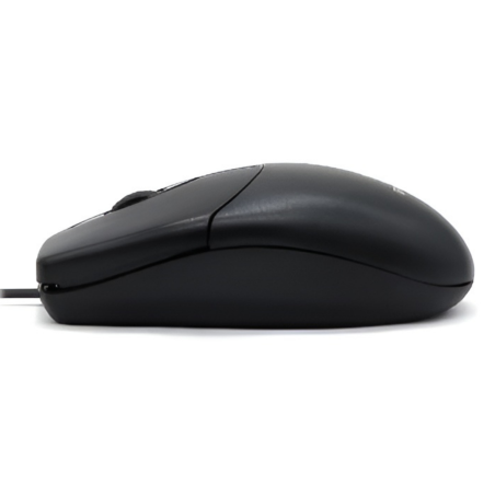 MOUSE BROBOTIX ALAMBRICO BASICO K1 NEGRO USB ERGONOMICO