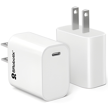 20W CARGADOR BROBOTIX 1 USB-C BLANCO ACBROB6006610