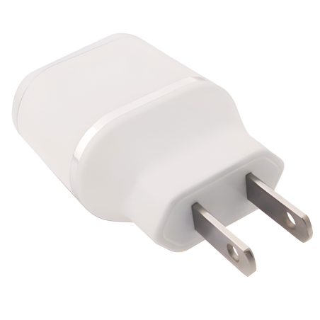 10W CARGADOR BROBOTIX USB PARED 5V 2 PTS BLANCO ACDCM264B