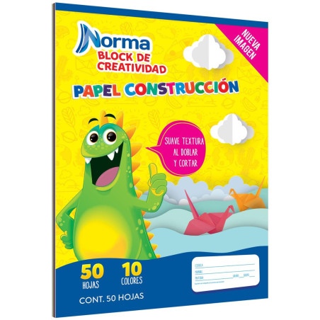 BLOCK CONSTRUCCION NORMA 534903 23X30CM 50H 10 COLS 13519