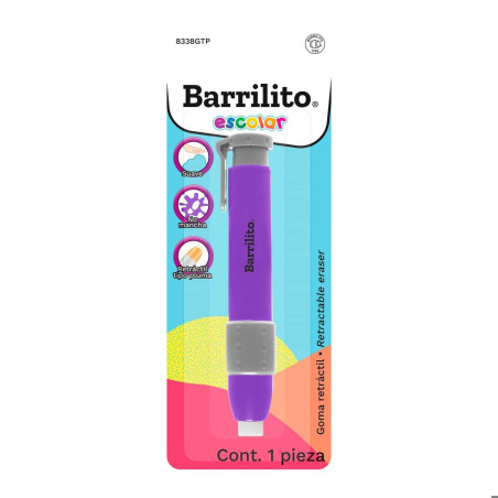 BORRADOR TIPO LAPIZ BARRILITO 8338GTP BL/1 9313