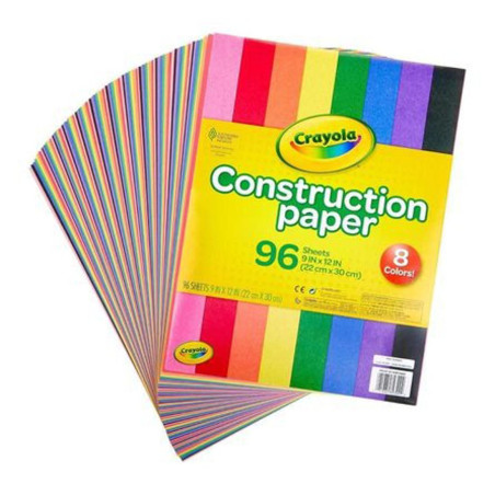 HOJA DE CONSTRUCCION CRAYOLA 96 PZS MULTICOLOR