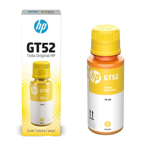 TINTA HP BOTE GT52 M0H56AL AMARILLO DESK JET GT5820/GT5810 7