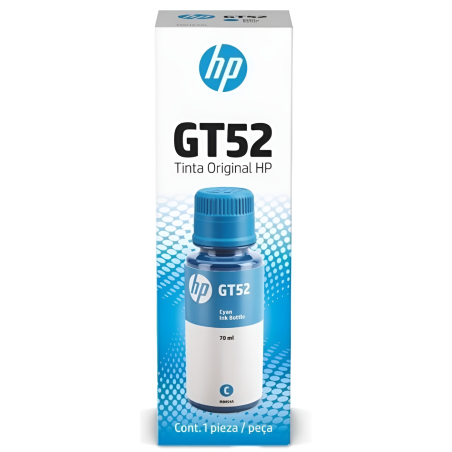 TINTA HP BOTE GT52 M0H54AL CIAN  GT5820/GT5810 70ML