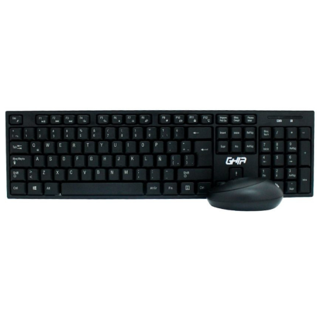 COMBO TECLADO/MOUSE OPTICO GHIA GT5000 INALAM. NEGRO KB-791