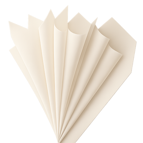 PAPEL DE CHINA BLANCO BELUMOSA DOBLADO 50X75 023601