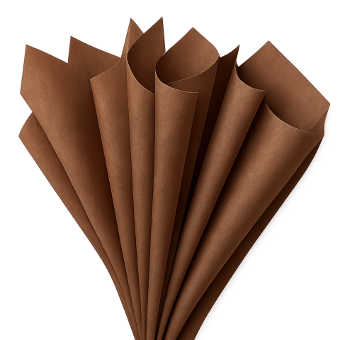 PAPEL DE CHINA BELUMOSA 50 X 75 CMS CAFE 23602