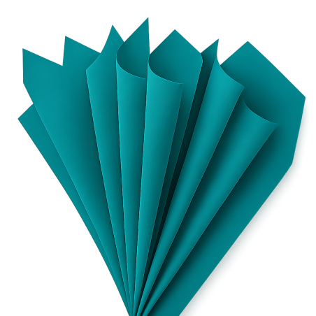 PAPEL DE CHINA 1 HOJA COLS. BELUMOSA DOBLADA 50X75CM JADE 23602