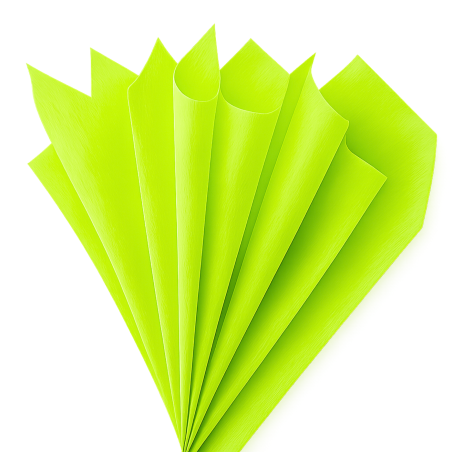 PAPEL DE CHINA COLS BELUMOSA 50 X 75 VERDE LIMON 23602