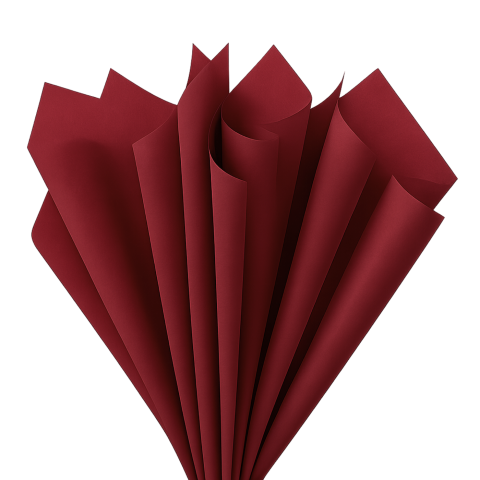 PAPEL DE CHINA COLS BELUMOSA 50 X 75 ROJO BURDEOS 23602