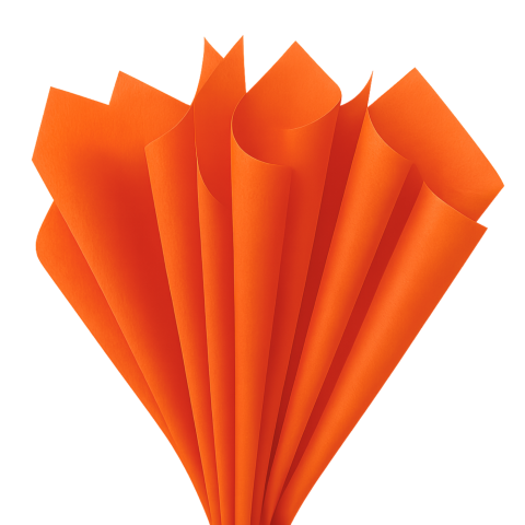 PAPEL DE CHINA COLS BELUMOSA 50 X 75 NARANJA 23602