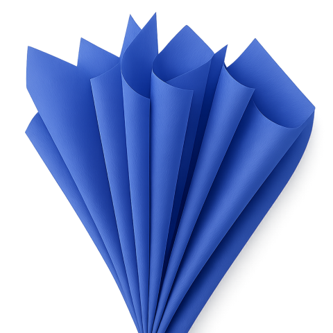 PAPEL DE CHINA COLS BELUMOSA 50 X 75 AZUL REY 23602