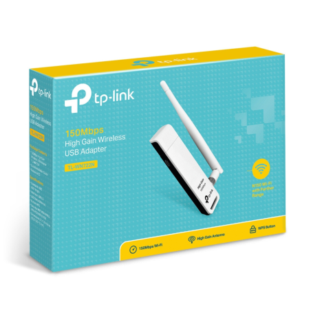 ADAPTADOR USB WIRELESS TP-LINK TL-WN722N 150MBPS