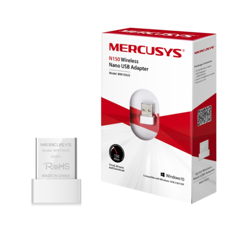 TARJETA DE RED USB NANO MERCUSYS MW150US INALAM. NIC-2378