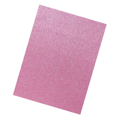 HOJA SUELTA FOAMY DIAMANTINA ROSA PASTEL 103094