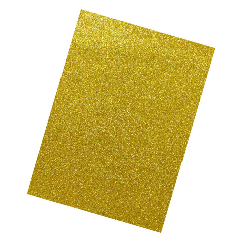 HOJA  FOAMY DIAMANTINA 21.5 X 28CM ORO  103094