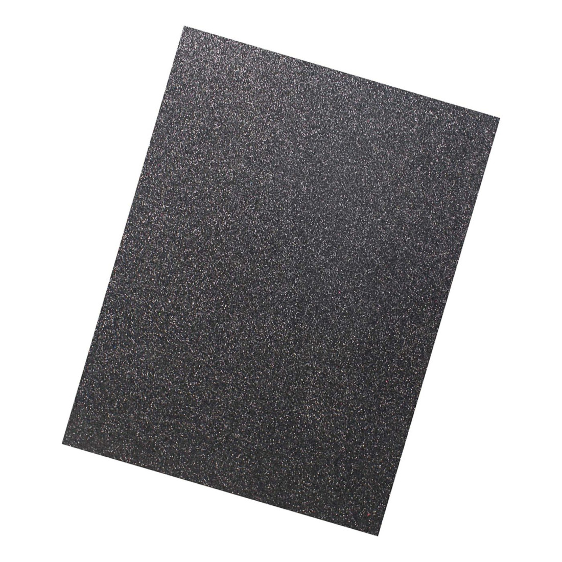HOJA  FOAMY DIAMANTINA 21.5 X 28CM NEGRO  103094