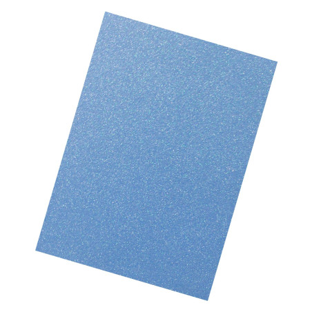 HOJA  FOAMY DIAMANTINA 21.5 X 28CM AZUL CIELO  103029