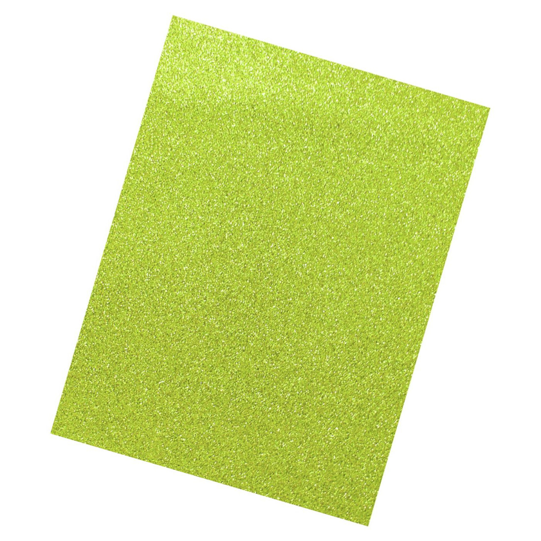 HOJA FOAMY DIAMANTINA 21.5X28CM VERDE CLARO  103011