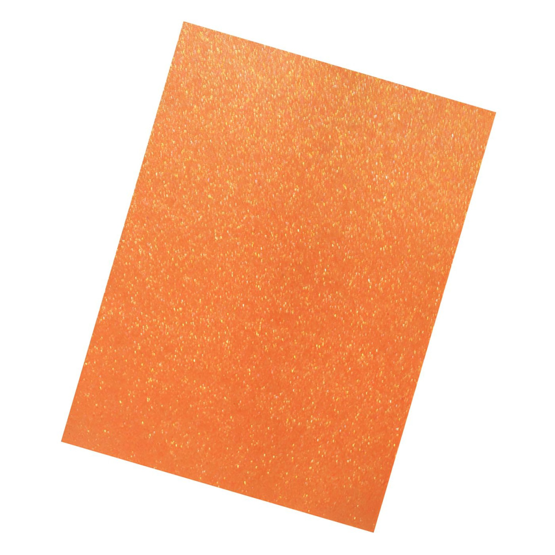 HOJA FOAMY DIAMANTINA 21.5X28CM DIAMANTINA NARANJA  103011