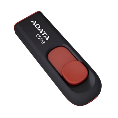 MEMORIA USB 16 GB ADATA C008 BLACK-RED