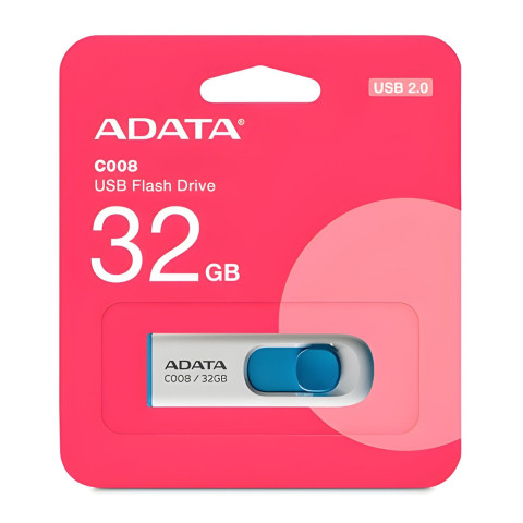 MEMORIA USB 32GB ADATA WHITE/BLUE