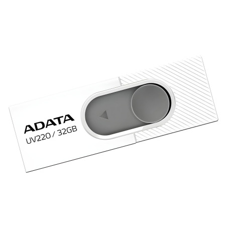 MEMORIA ADATA 32GB 2.0 AUV220 BLANCO/GRIS