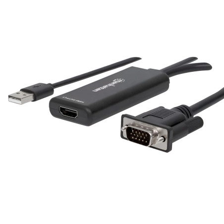 CONVERTIDOR MANHATTAN VIDEO SVGA+ AUDIO USB A HDMI 152426