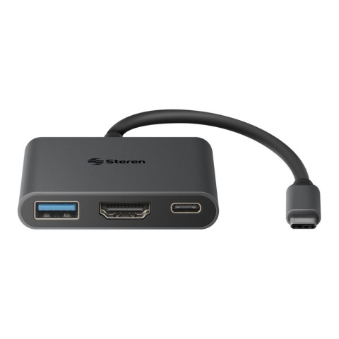 ADAPTADOR STEREN USB-C A HDMI/USB 3.0 USB-C USB-471