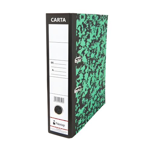 REGISTRADOR NEXTEP CARTA MARMOLEADO BROCHE METALICO NE-050