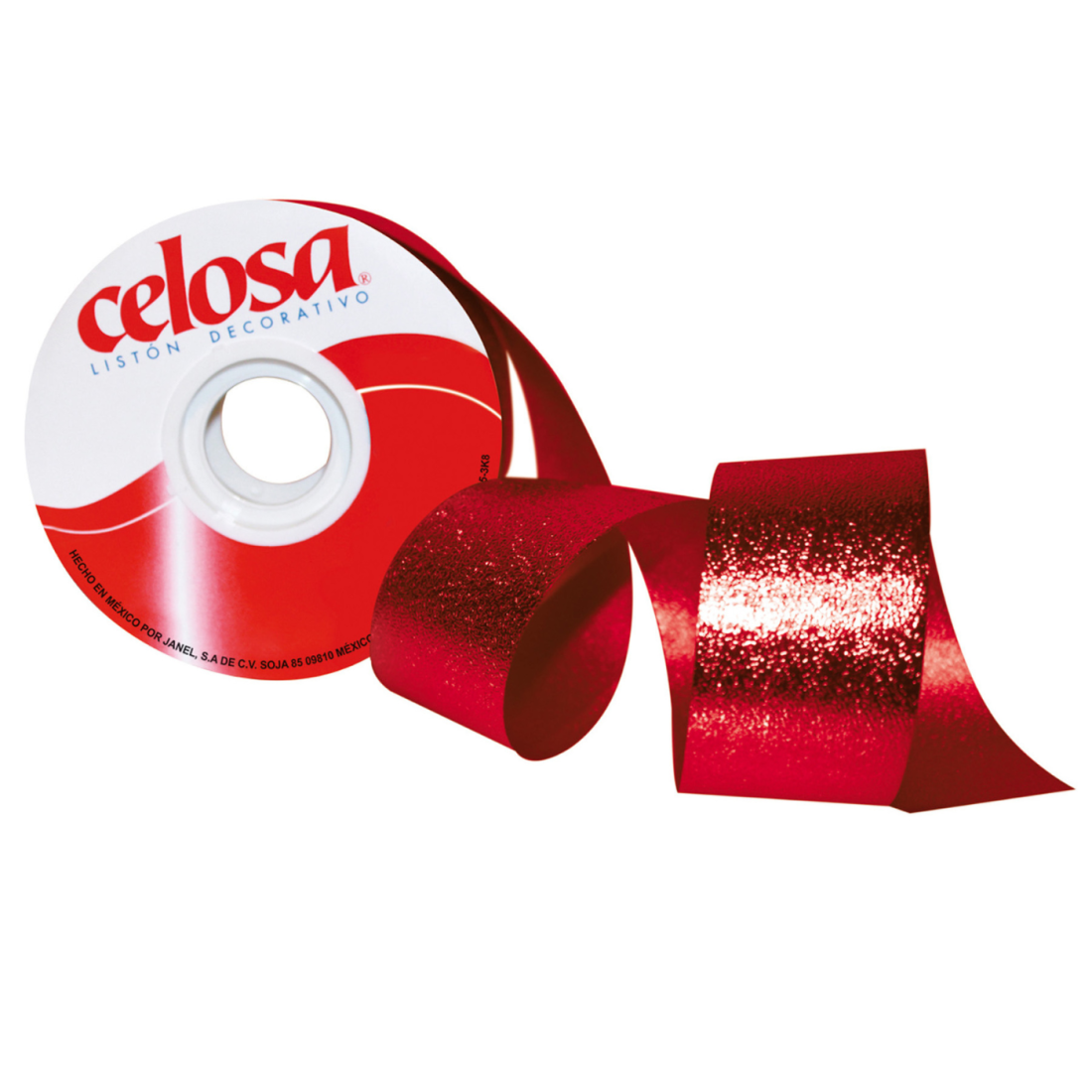 ROLLO LISTON A-9 CELOSA 279 MET PART. 35MMX40M ROJO 51683