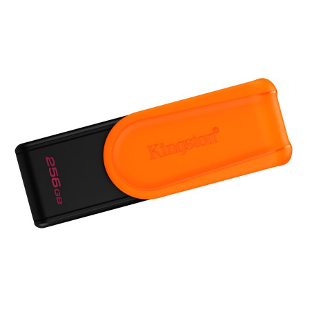 MEMORIA KINGSTON 256GB USB 3.2 NEGRO/NARANJA GEN1 DTXS/256GB