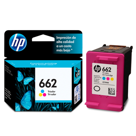 CARTUCHO HP 662 TRICOLOR