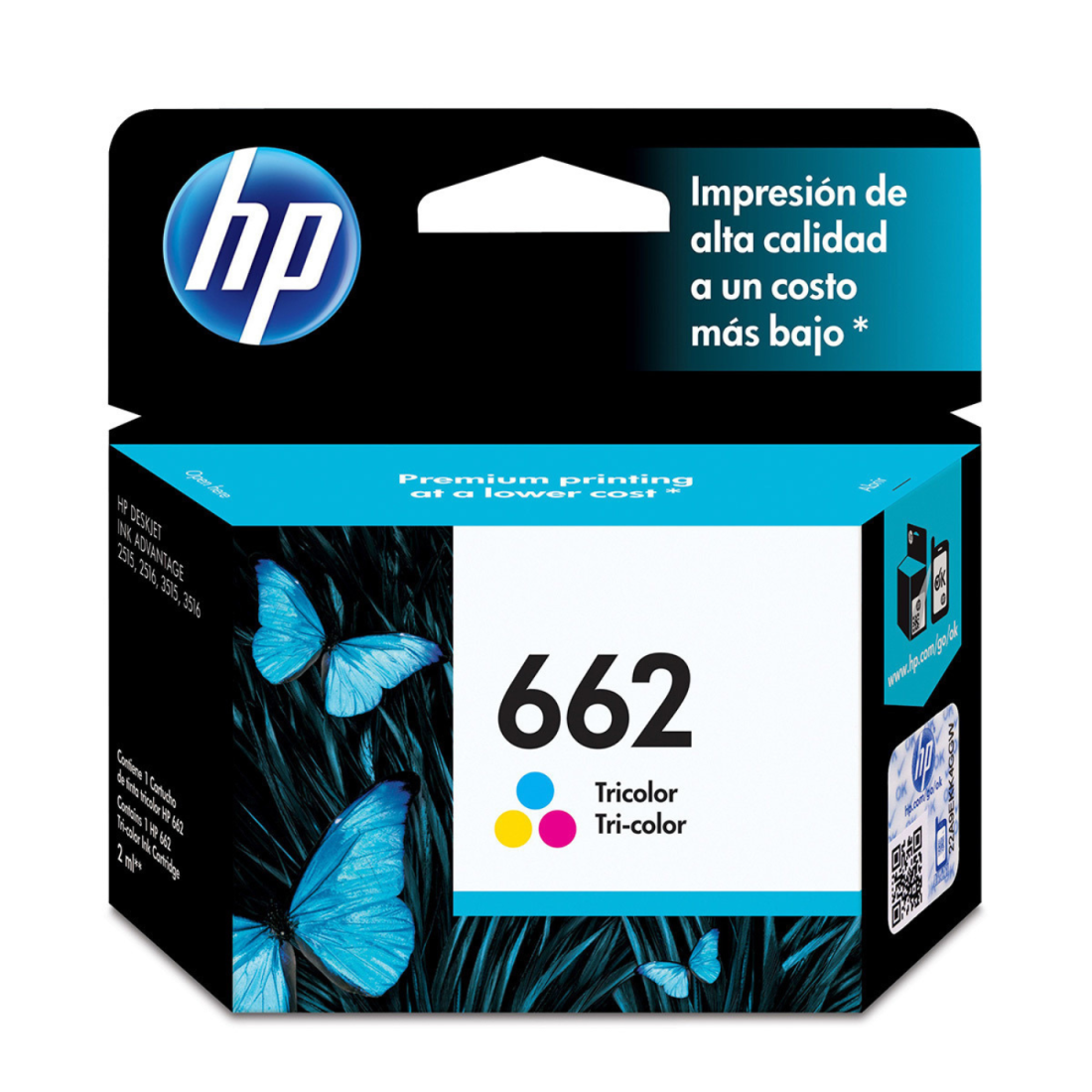 CARTUCHO HP 662 TRICOLOR