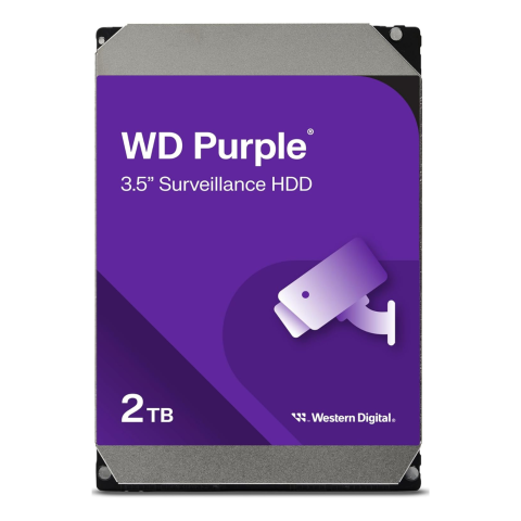 DISCO DURO 2TB WESTERN DIGITAL PURPLE VIDEOVIGILANCIA WD23PU