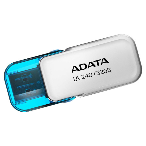 MEMORIA USB 2.0 32GB ADATA UV240 BLANCO AUV240-32G-RWH
