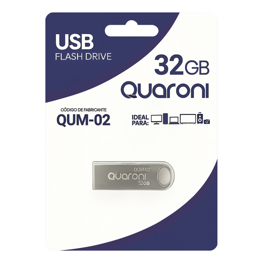 MEMORIA QUARONI 32 GB METALICA USB 2.0
