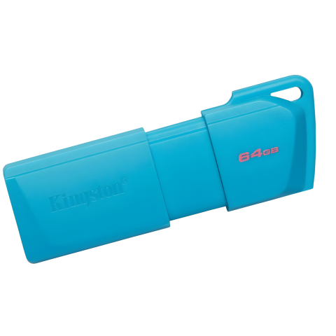 MEMORIA FLASH KINGSTON 64 GB USB 3.2 GEN 1 DTXM TURQUESA