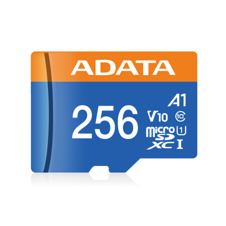 MEMORIA ADATA 256GB MICRO SDXC PREMIER CLASE 10 A1 AZUL