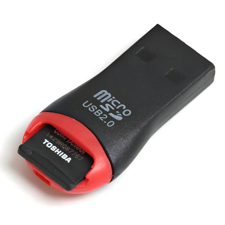 LECTOR ADAPTADOR MICRO SD A USB 2.0
