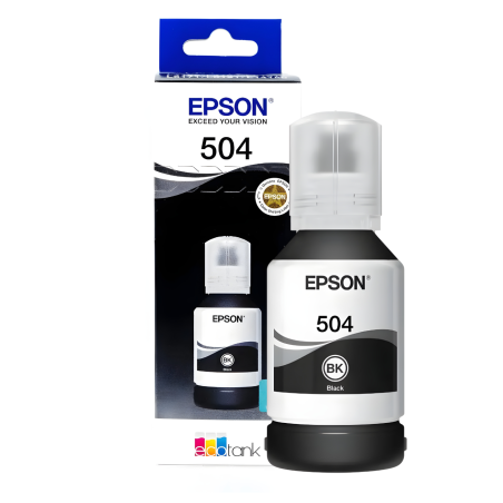 TINTA EPSON 504 T504120-AL NEGRO BOTE ECOTANK L4150/L4160