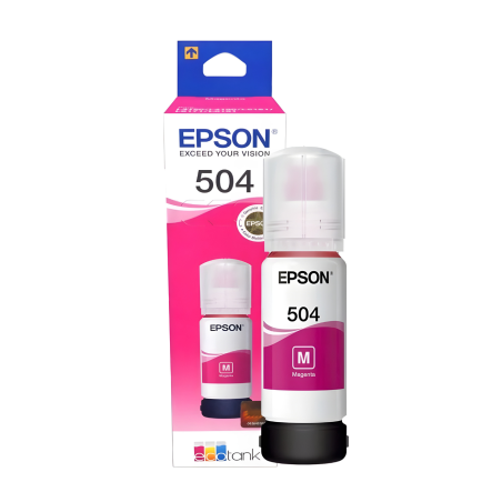 TINTA EPSON 504 T504320-AL MAGENTA BOTE ECOTANK L4150/L4160