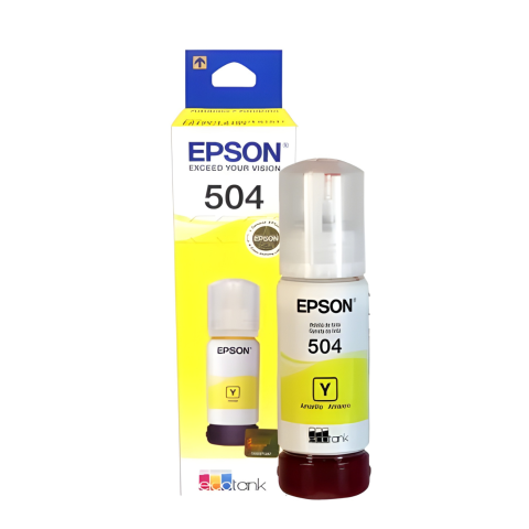TINTA EPSON 504 T504320-AL AMARILLO BOTE ECOTANK L4150/L4160