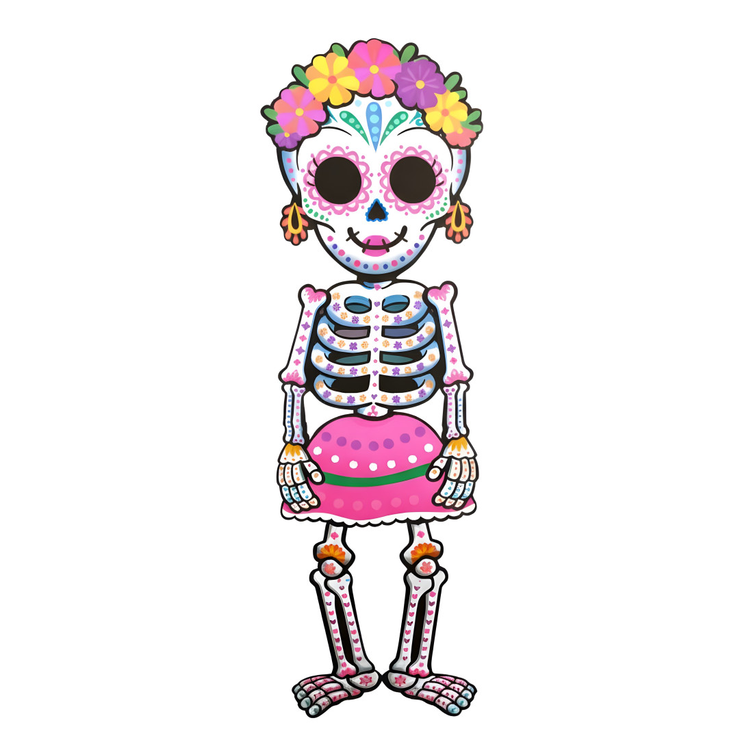 ADORNO DIA DE MUERTOS PADI 2780 CALACA TIERNA 153622