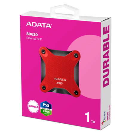 SSD EXTERNO ADATA 1 TB SD620 USB 3.2 ROJO