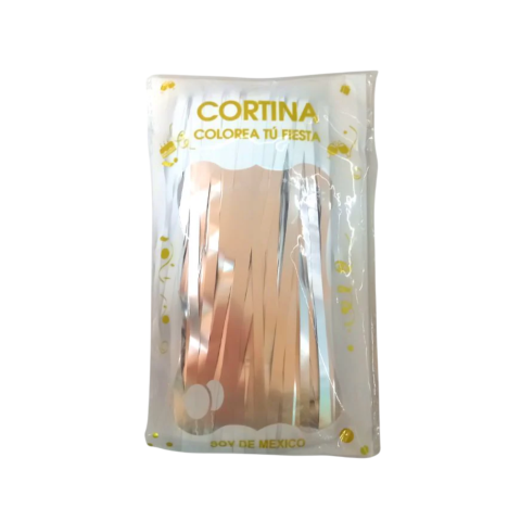 CORTINA MET. P/DECORAR VM CIA017 PLATA 1 X 2.5 MTS 156126