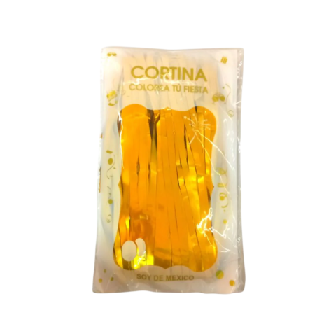 CORTINA MET. P/DECORAR VM CIA016 ORO 1MX2.5M 156125