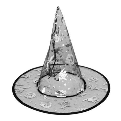 SOMBRERO ACCES. HALLOWEEN UMG HN-41109 BRUJA MET 163316